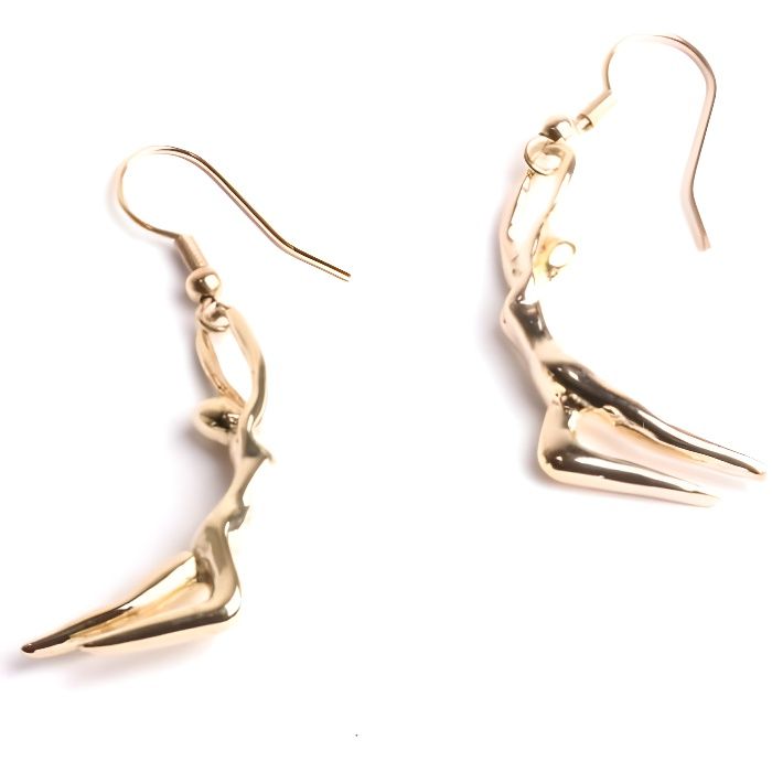 Boucles D Oreille Pendante Representation Danseuse Bijou Metal Fermoir Dormeuse Pour Femmes Ou Enfants De Marque By Mode France Bijou Metal Dore Achat Vente Boucle D Oreille Boucles D Oreille Pendante Fille Metal