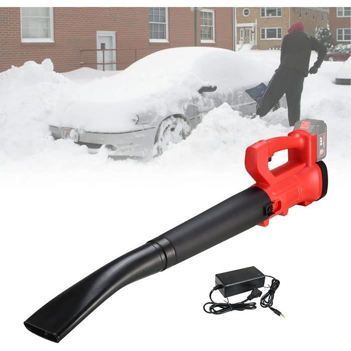 Souffleur De Feuilles Sans Fil - 2 Batteries 21V 4500mAh - Moteur 28000 Tr/min - Léger Pour Jardin, Terrasse, Garage