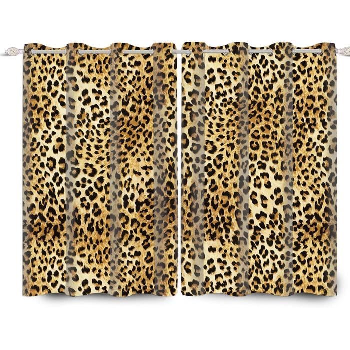 Leopard Imprimé léopard Rideaux Panthera Specie peau 