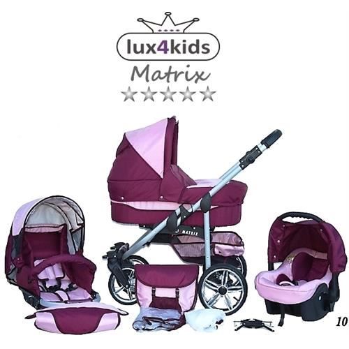 Poussette matrix rose 2025