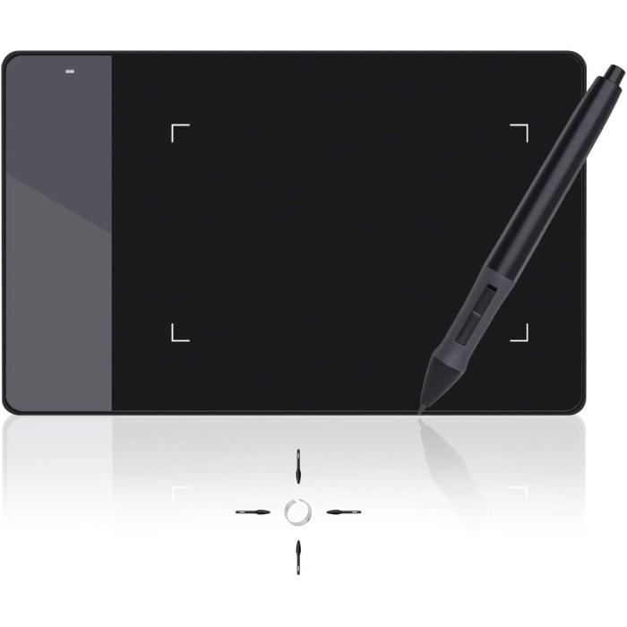 Huion H420 Tablette à dessin électronique de 10,1 x 5,7 cm, avec 3 Huion H420 Tablette à dessin électronique de 10,1 x 5,7 cm, avec 3
