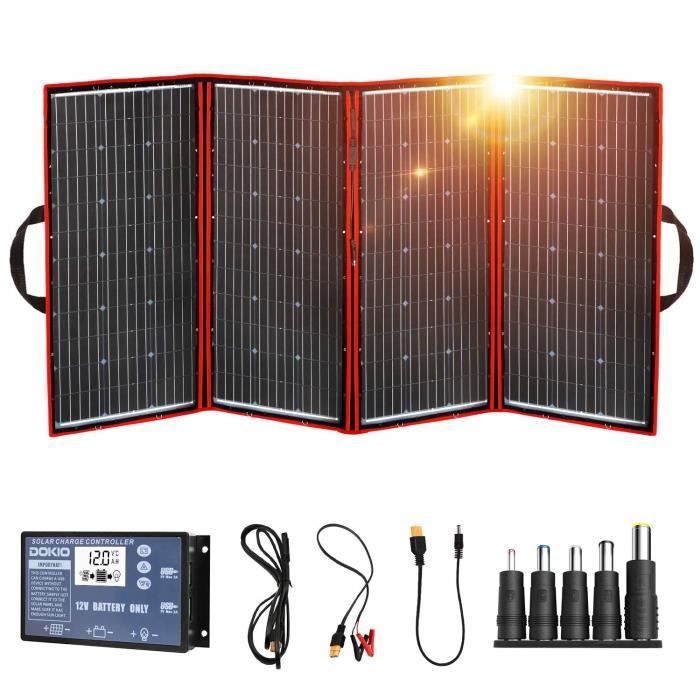 Kit de Panneau Solaire Flexible, Haute Efficacité, Durable et Étanche