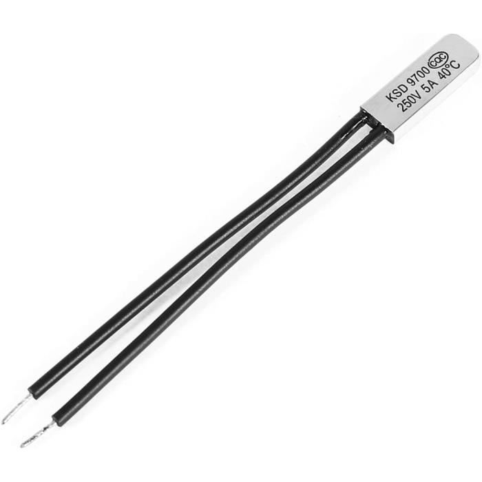 BE-TOOL Thermostaat Thermische Beschermer, KSD9700 Thermische Beschermer - Bimetaal Temperatuurschakelaar N/O (130℃, Normaal Open