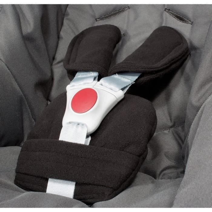 Set de coussins protège-ceinture - universel pour coque bébé, siège auto (par ex. Maxi Cosi City SPS, Cabrio, Cybex Aton etc.),