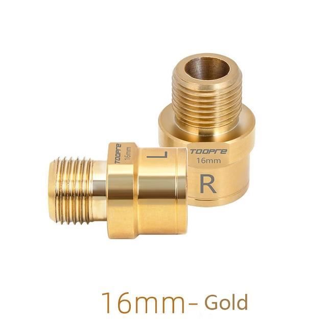 Rallonge Pédales WHYHKJ Extensions Pédales Vélo 20mm - Acier Chrome Molybdène VTT Route Fixie Rallonge Pédale Acier