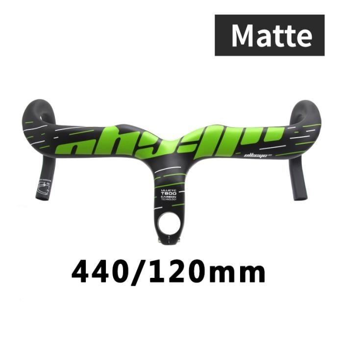 Guidon Intégré Tout Carbone VTT/route, 70-100mm, Avec Potence, 28,6mm