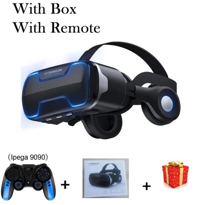 LI-Lot De 2 Lunettes De Réalité Virtuelle 3D Pour Smartphone - Lunettes