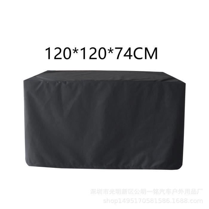 Housse Imperméable Pour Coffre De Jardin - Tissu Oxford 210D, 3 Tailles, Avec Cordon Et Attaches Rapides
