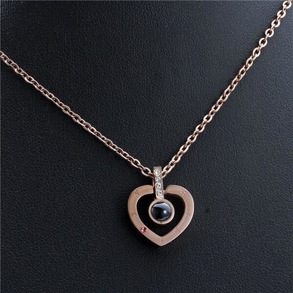 Mikasol Collier en forme de rose préservée et de cœur avec boîte à bijoux – Rose préservée – Cadeau romantique idéal pour femme, anniversaire, Saint-Valentin, violet, 12,4 x 11,4 x 10,9 cm