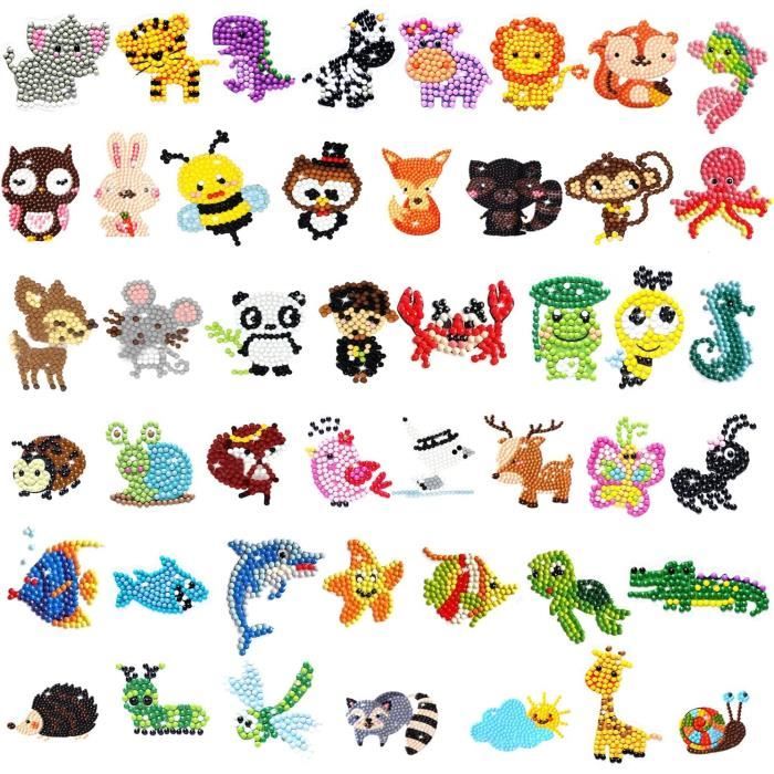 Diamond Painting Disney Ensemble De 6 PièCes Enfant - 15*15cmDiamond Painting Animau Diamant Painting