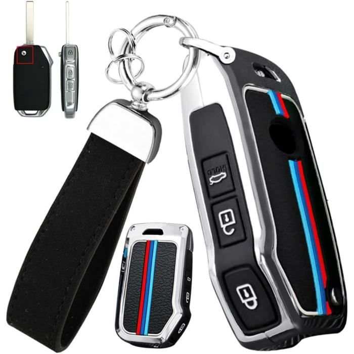 Coque De Clé De Voiture Compatible Avec Kia Sportage R Gt Stinger Gt ...