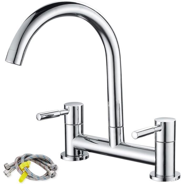 Tête De Robinet Pulvérisateur Pour évier De Cuisine - Neuf, Couleur Argent, Plastique ABS