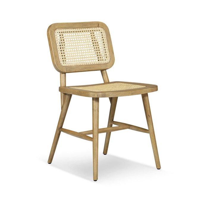 Chaise Bois Blanc 49x52x83cm - Décoration dAutrefois Chaise Bois Blanc 49x52x83cm - Décoration dAutrefois