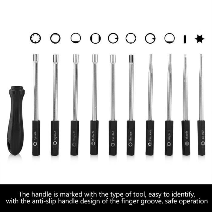 MAG 10 PCS Carburetor Adjustment Set Screwdriver Card Tool Splined