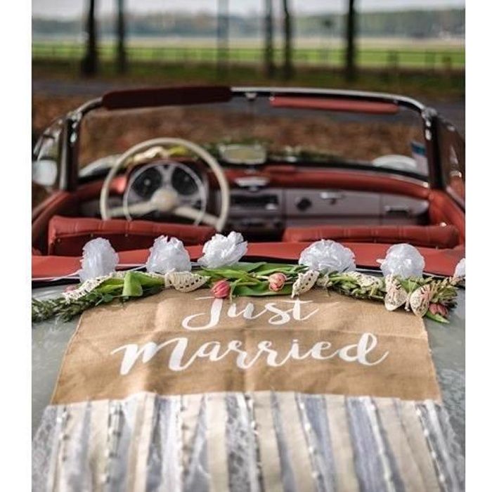 Kit Deco Voiture Mariage Champetre Achat Vente Decoration De