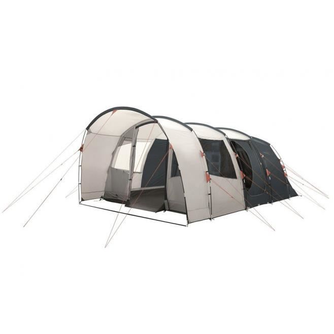 La tente de camping Palmdale 600 est une toile de tente en polyester composée de deux chambres pouvant accueillir 6 personnes.