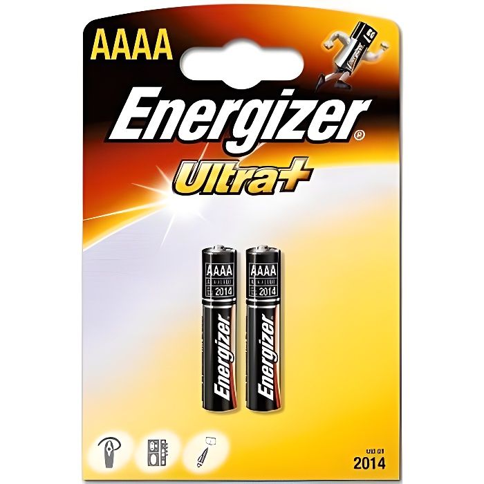Piles rechargeables Power plus C LR14 Energizer - Blister (x2)