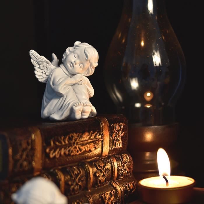 Statues d'ange en résine pour décoration extérieure