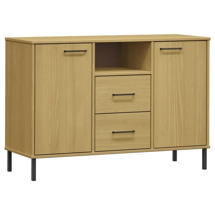 Armoire Rangement Sans Poignée Buffet - Commode Avec Pieds En Métal Doré - Armoire Buffet Buffet 4 Portes Noir Armoire Rangement Sans Poignée Buffet - Commode Avec Pieds En Métal Doré - Armoire Buffet Buffet 4 Portes Noir