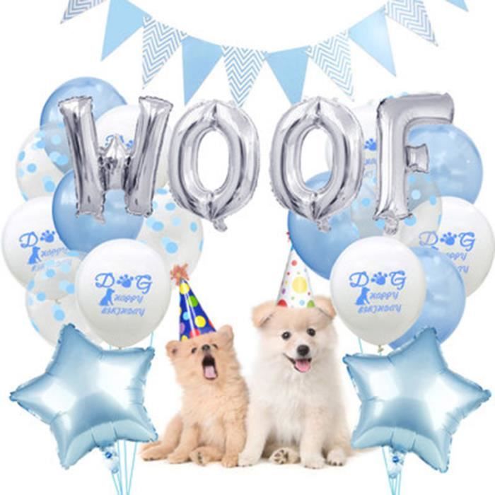 23 pièces mignon animal de compagnie chien anniversaire thème