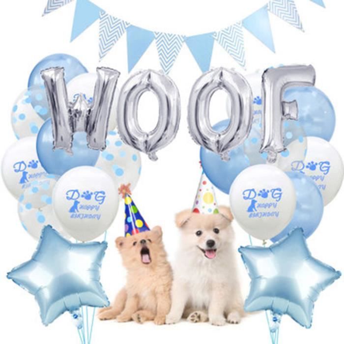 23 Pieces Mignon Animal De Compagnie Chien Anniversaire Theme Aluminium Feuille Ballon Decoration De La Maison Photo Arriere Plan F Cdiscount Maison