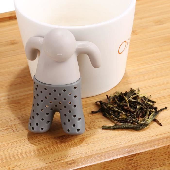 Boule à Thé En Forme De Singe Inox - Infuseur Thé/café En Vrac - Filtre Mignon, Design Singe - 7,5 X 5,3 X 2 Cm - 6