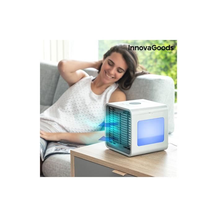 Mini Climatiseur vaporatif Portable avec LED Freezy Cube
