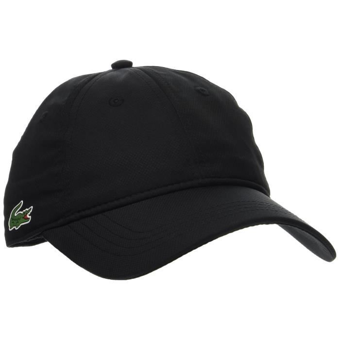 Casquette Lacoste Sarga Noire pour Homme