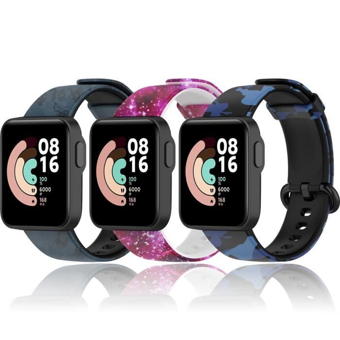 Bracelet Compatible avec Xiaomi Mi Watch Lite Redmi Watch 3pcs