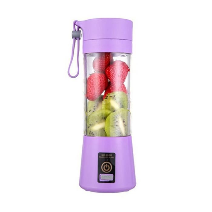 Extracteur De Jus Portable à Froid 1500 Ml - 2 Vitesses, Silencieux, Pour Fruits Et Légumes Entiers