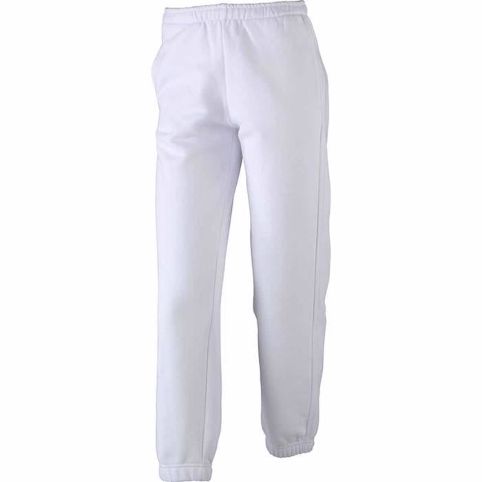 Pantalon jogging femme - JN035 - blanc - Respirant et durable