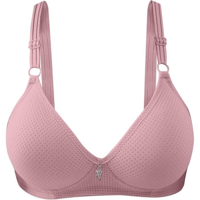 Soutien-gorge Dentelle Rose Fluo Femme - Taille 95D - Neuf Avec étiquettes - Style Balconnet - Grande Taille