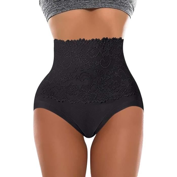 Culotte Gainante Taille Haute Femme - Effet Ventre Plat, Fessier Sculpté - Invisible Sous Les Vêtements - Taille S-3XL