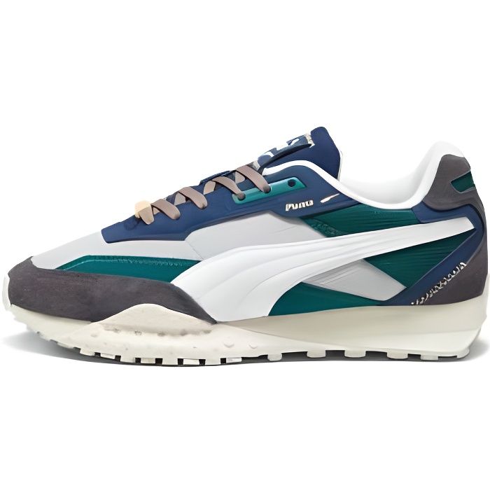 Basket Puma BLKTOP RIDER SELECT Blanc bleu Cdiscount Chaussures