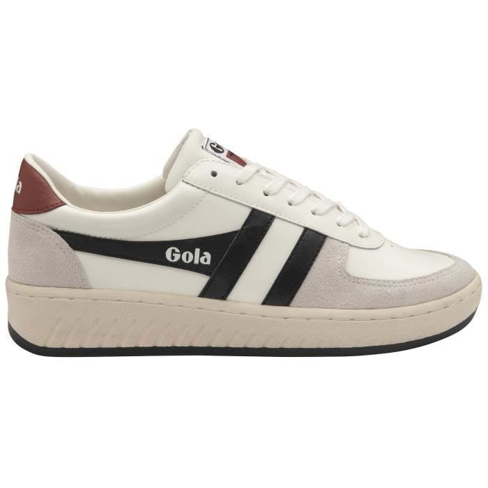Gola Baskets Gola Grandslam Classic - Homme - Cuir - Blanc - Off white/black/rust