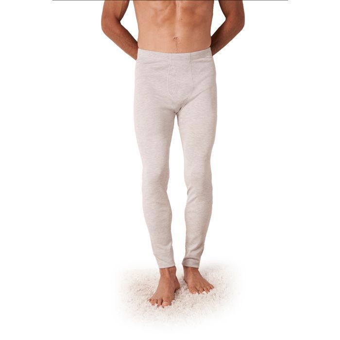 Caleçon Long Thermolactyl Enfant – Gris Chiné – Taille 6 Ans – Chaud Et Doux – 50% Acrylique, 50% Polyester