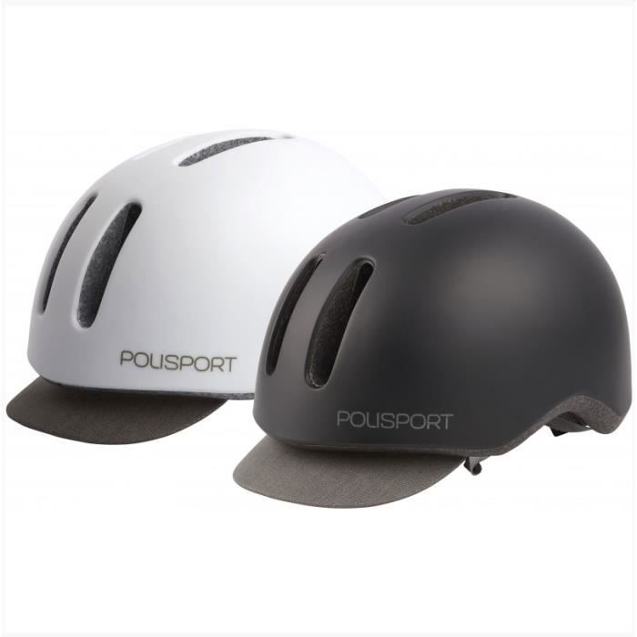 Casque vélo Commuter in-mold - Blanc - Taille L - Polisport