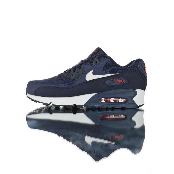 Nike Air Max 90 Essential Chaussures de Course homme Bleu Bleu ...
