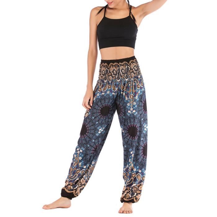 Pantalon sarouel femme yoga hot sale
