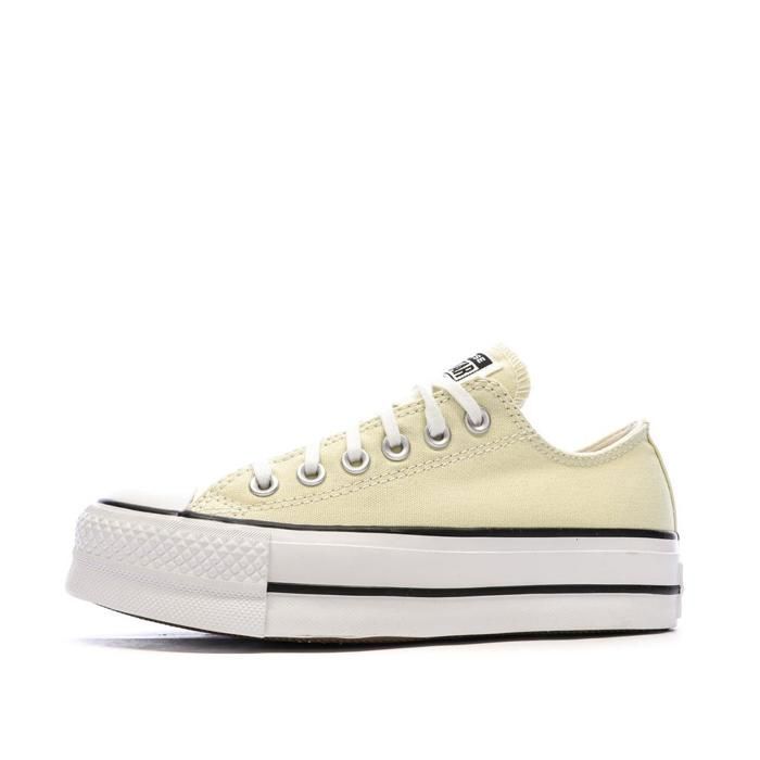 Converse Baskets Jaunes Femme Converse Chuck Taylor All Star Lift