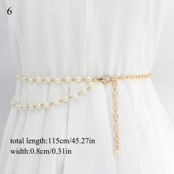 Lot De 2 Ceintures En Cuir PU Pour Filles/adolescentes - Boucle Carrée Dorée, Réglable, Pour Jeans/robes - 3