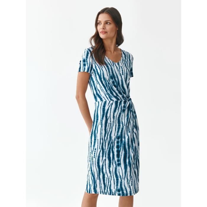 Robe Décontractée Femme Springfield - Modèle Long (maxi) Avec Boutons - Coupe Ample - 9