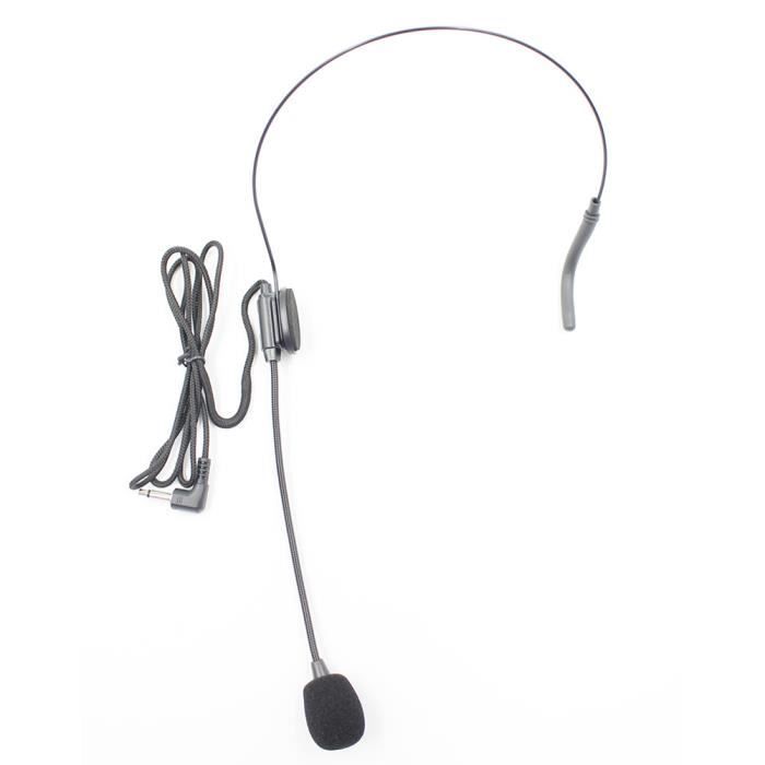 Microphone casque filaire vocal,micro à condensateur pour amplificateur vocal,micro hautparleur