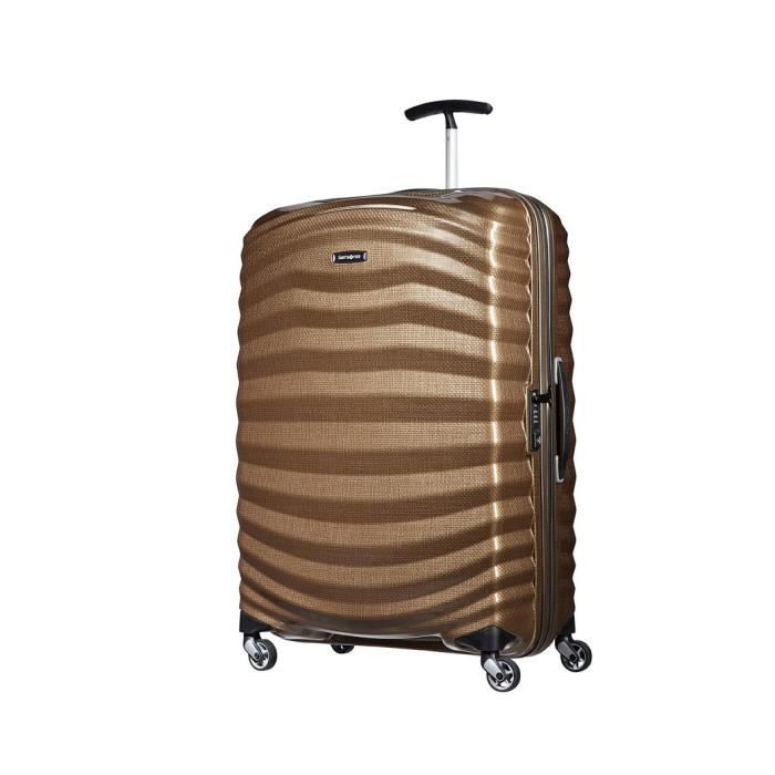 Valise rigide Samsonite 4 roues taille L 75cm de la gamme Lite Shock