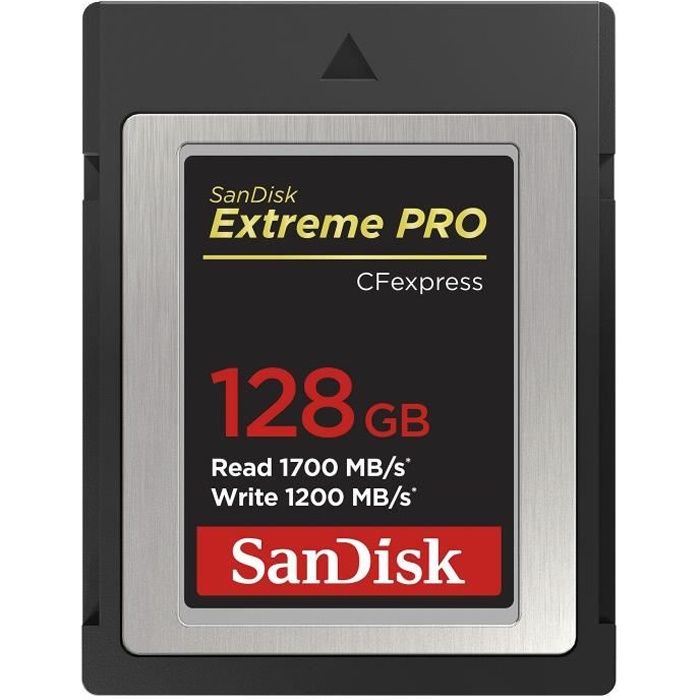 Carte mémoire flash - SANDISK - Extreme PRO CFexpress Type B - 128 Go - Jusqu'à 1700 Mo/s