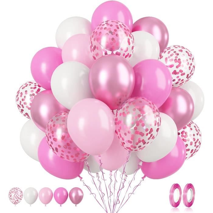 Unique Party Ballons Zahl 21 – Perlmutt-Latex, 30,5 Cm, 5 Stück, Für 21. Geburtstagsdeko