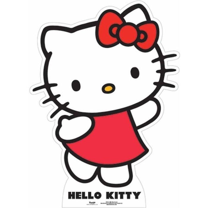 Figurine géante en carton Hello Kitty