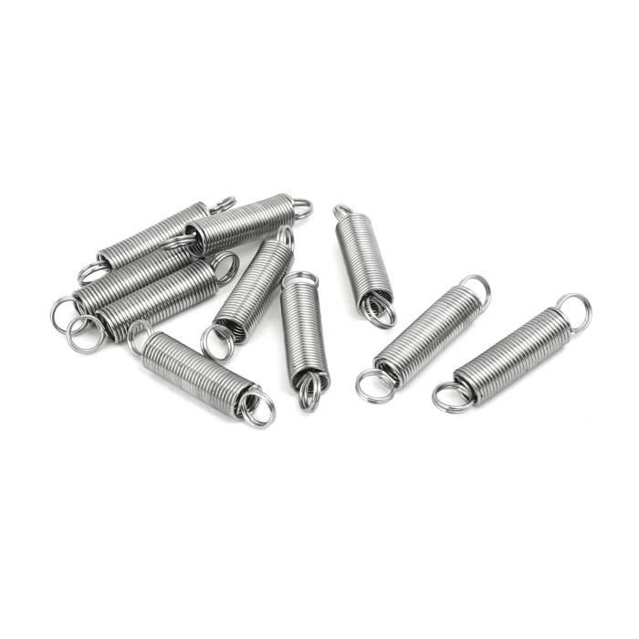 sourcingmap 20 Stück 0.5mmx5mmx25mm 304 Edelstahl Druckfedern de