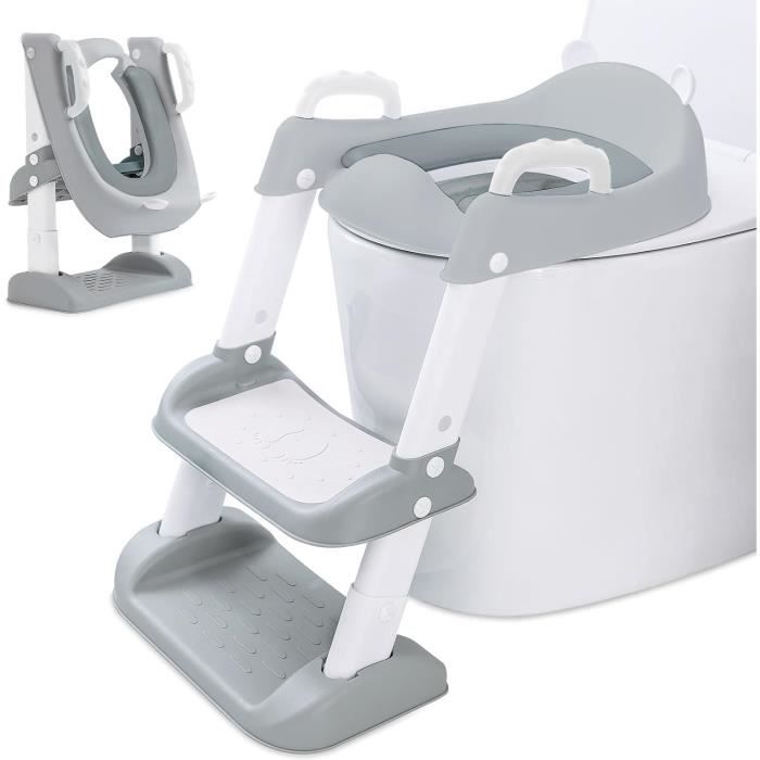 FAMKEEP Réducteur Toilette Enfant avec Escalier,Abattant WC Antidérapant Échelle Réducteur FAMKEEP Réducteur Toilette Enfant avec Escalier,Abattant WC Antidérapant Échelle Réducteur