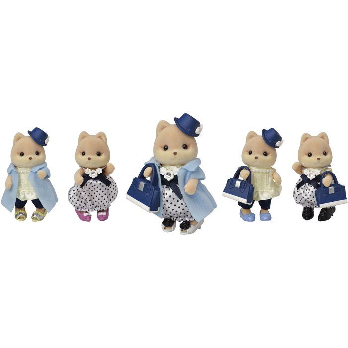 La valisette de mode et grande sœur chien caramel - Sylvanian Families - 5541